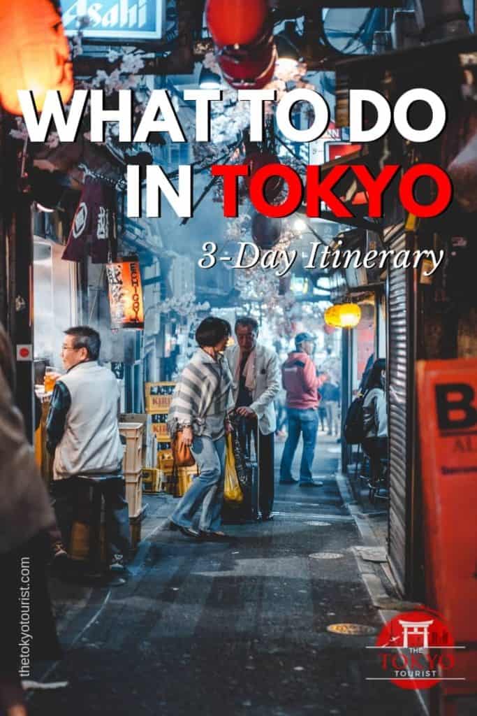 tokyo 3 day trip itinerary