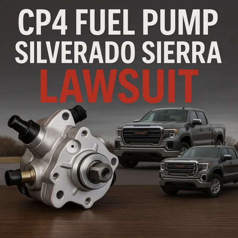 cp4 fuel pump silverado sierra lawsuit