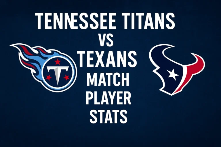 tennessee titans vs texans match player stats
