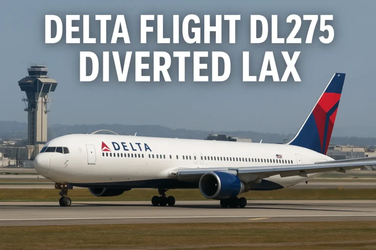 delta flight dl275 diverted lax