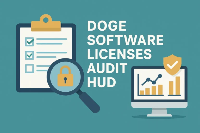 doge software licenses audit hud