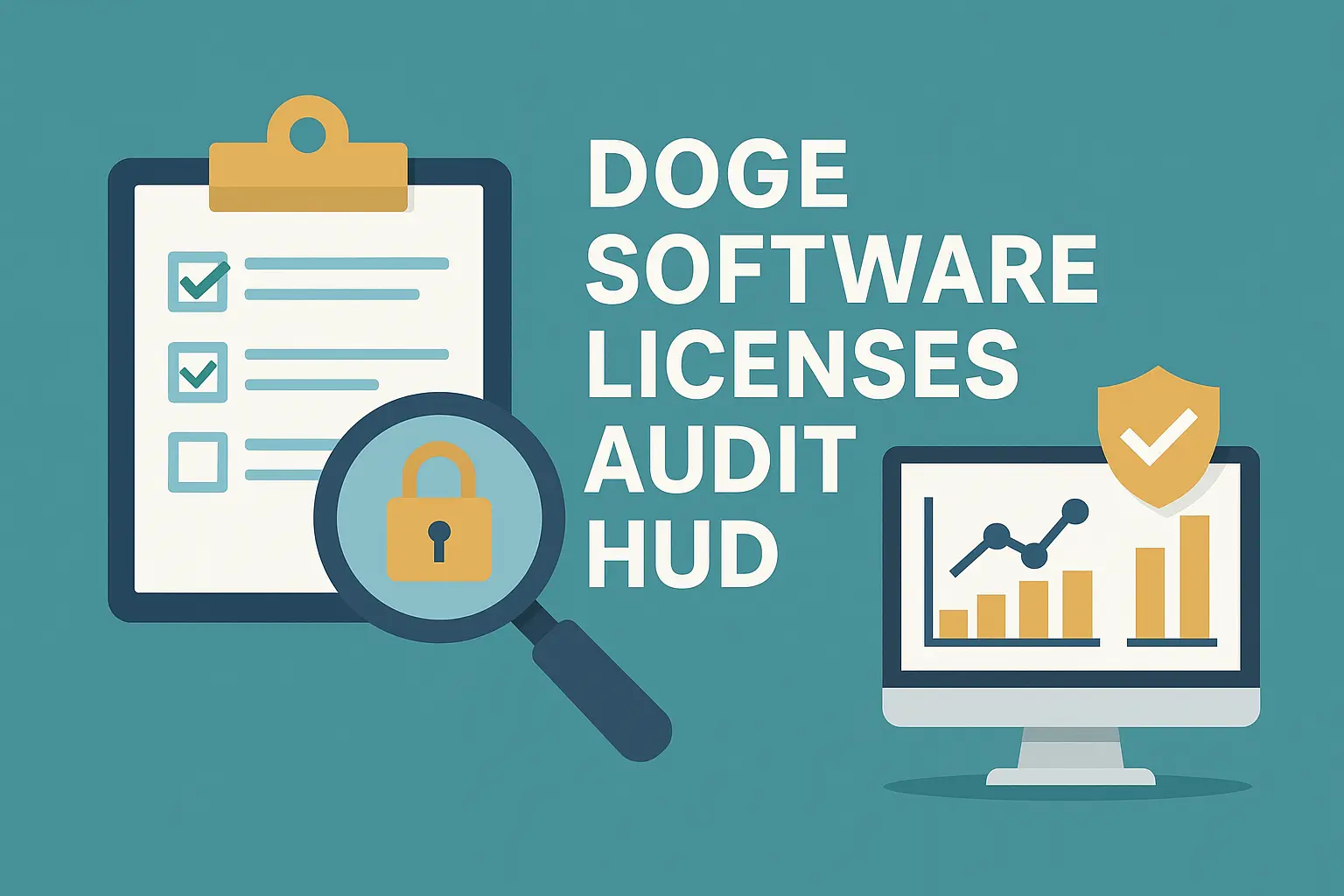 doge software licenses audit hud