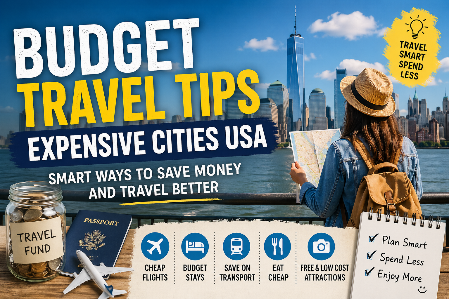 budget travel tips expensive cities usa