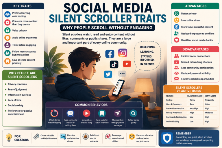 Social Media Silent Scroller Traits
