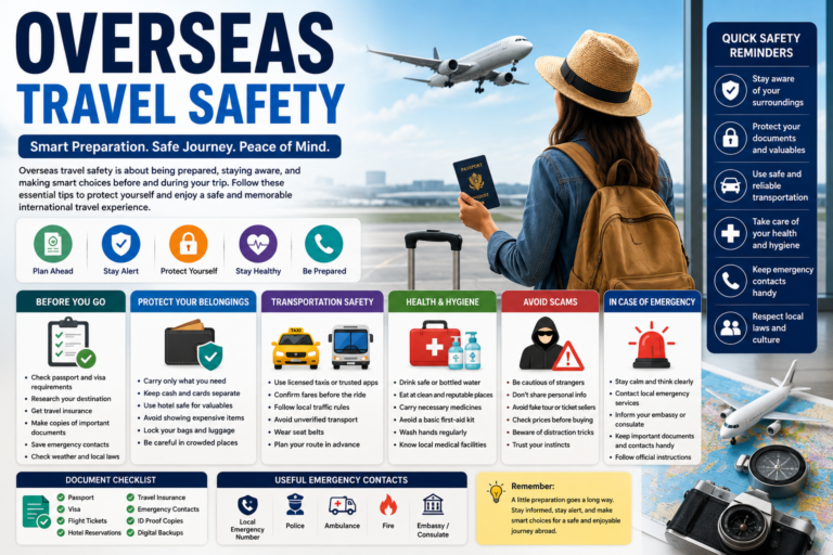 overseas travel safety​