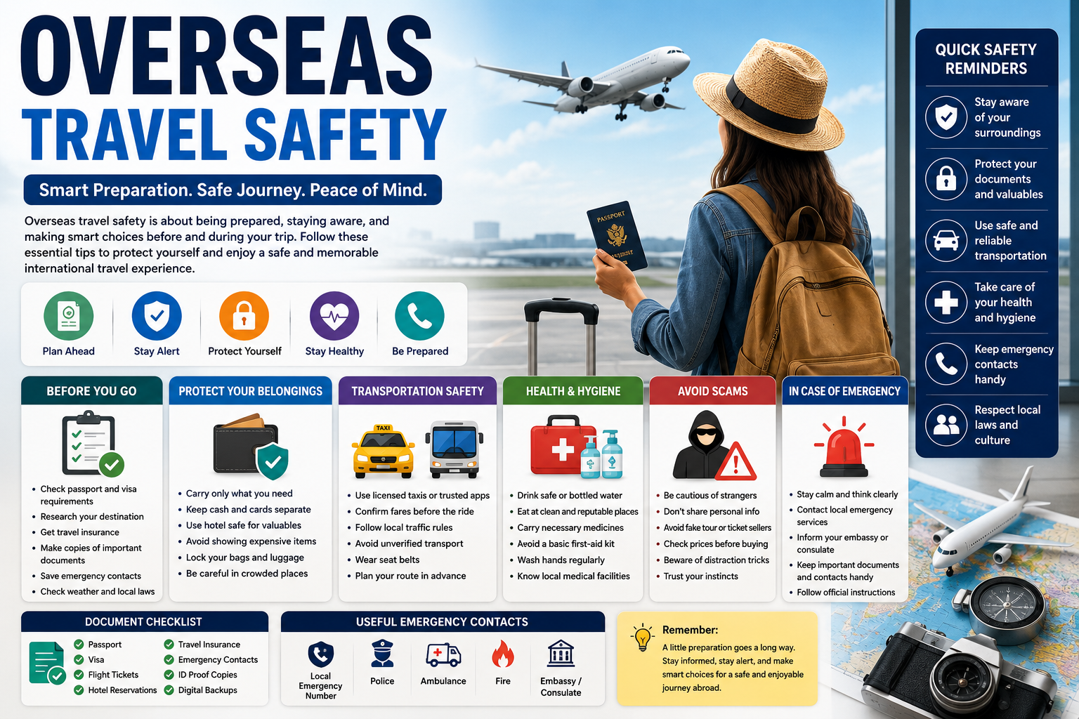 overseas travel safety​