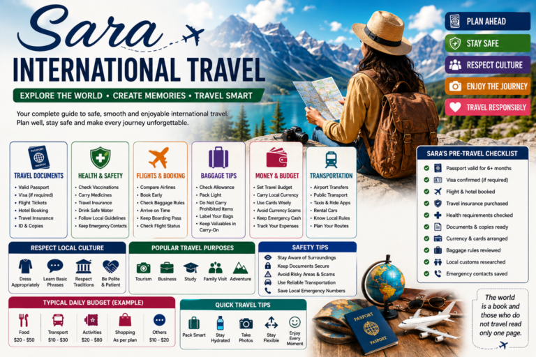 sara international travel​