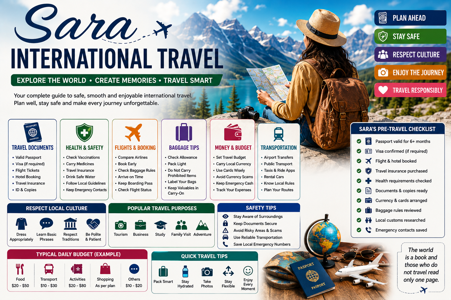 sara international travel​