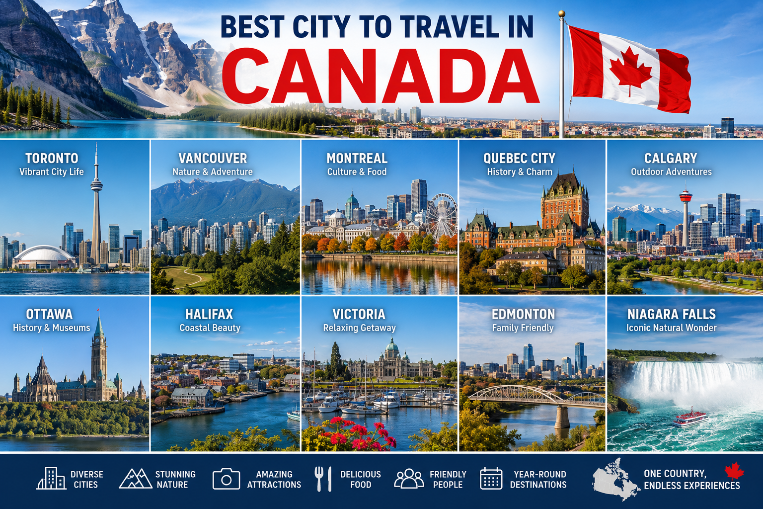 best city to travel in canada​