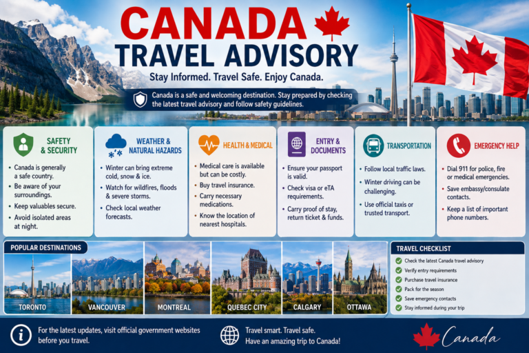 canada travel advisory​
