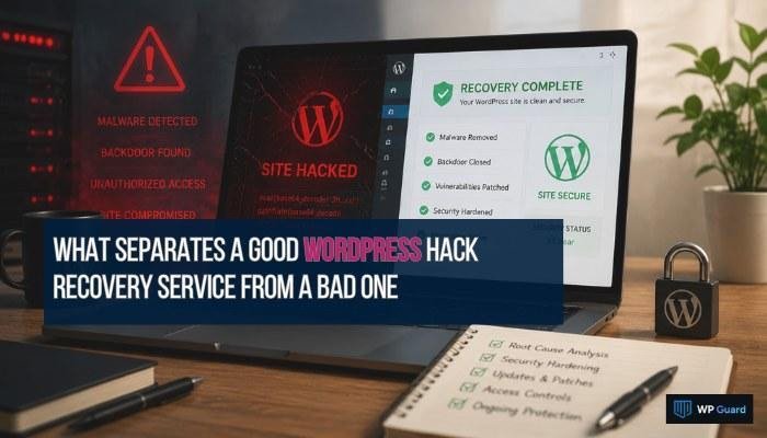 What Separates a Good WordPress Hack Recovery Service from a Bad One