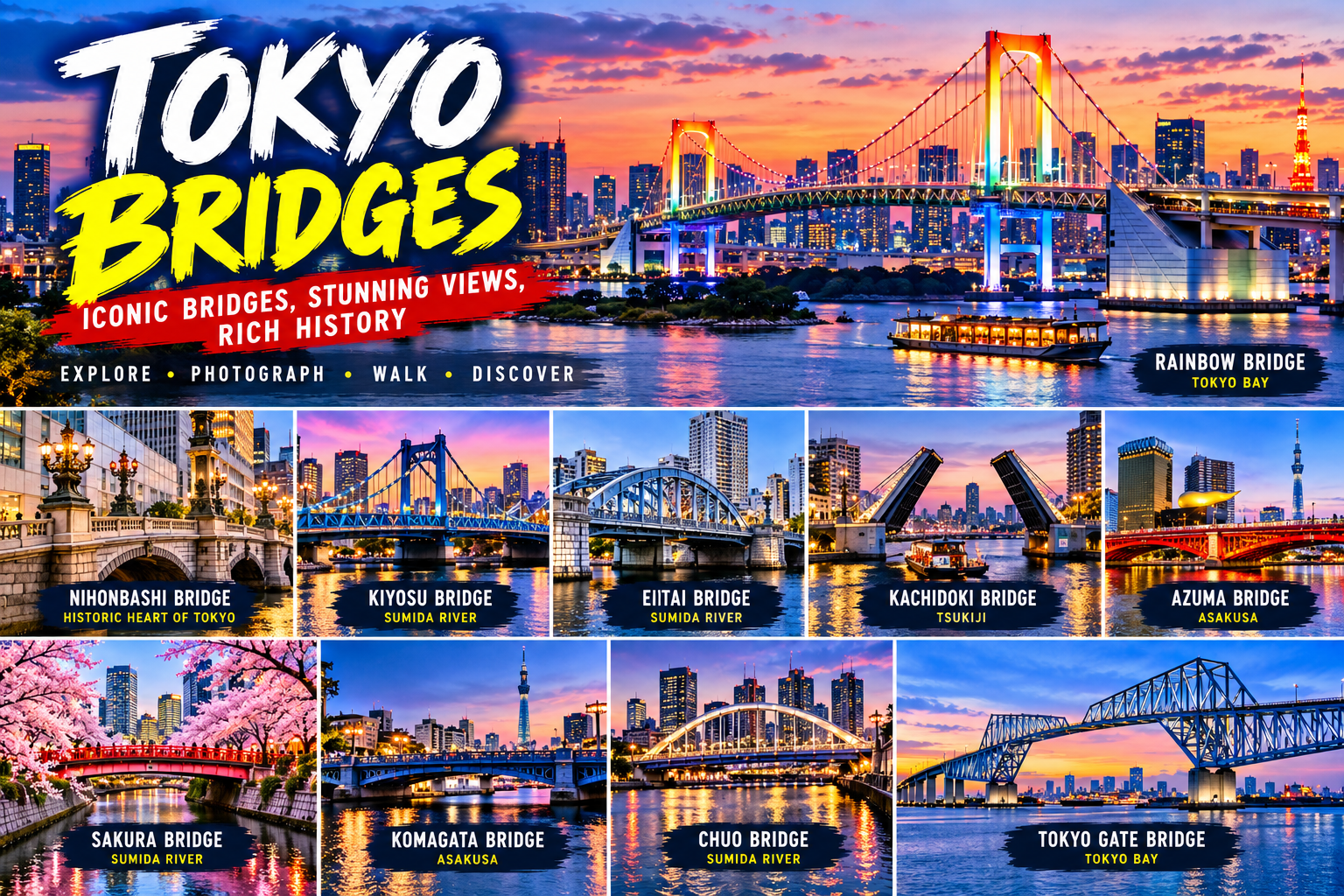 Tokyo bridges