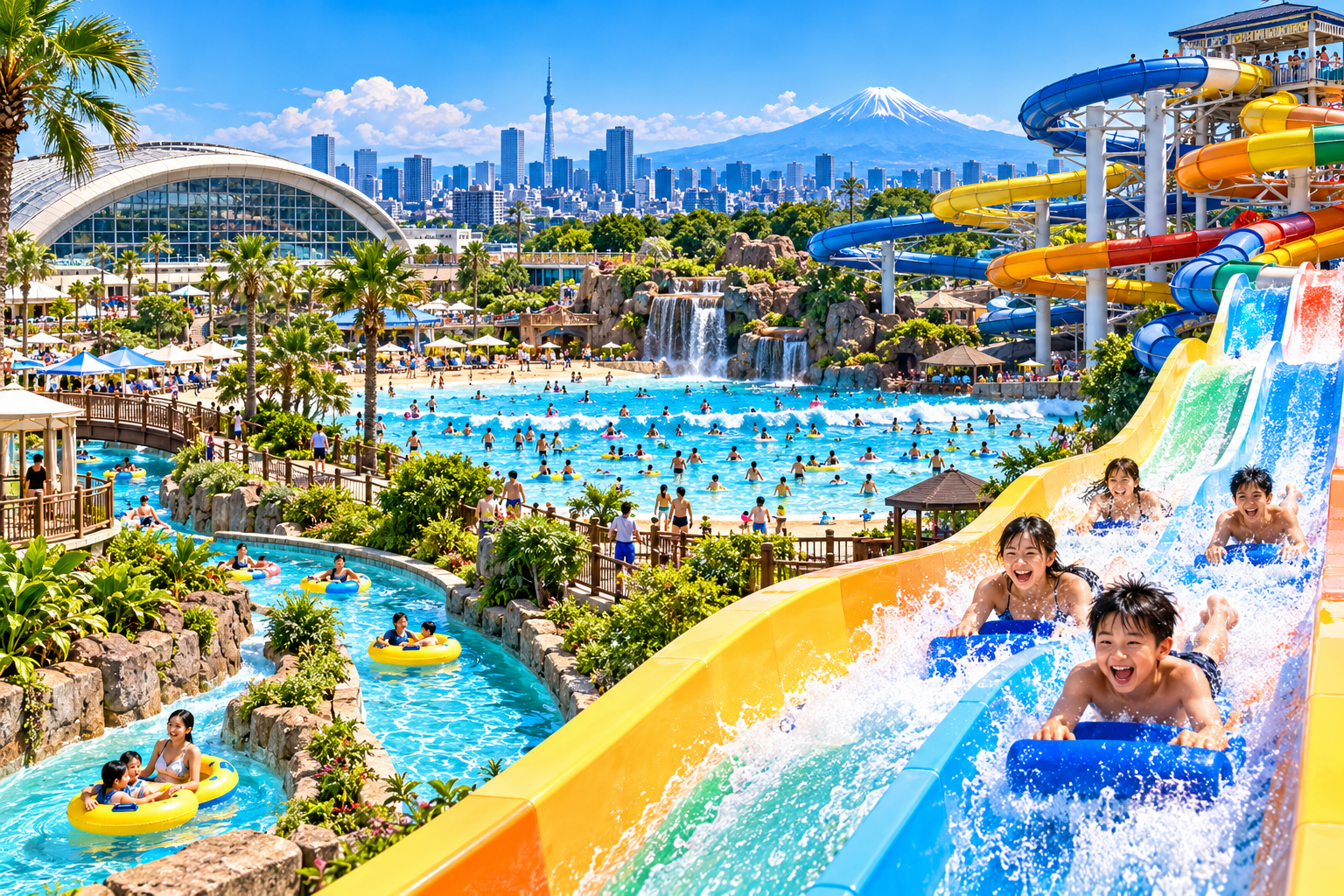 Tokyo waterparks